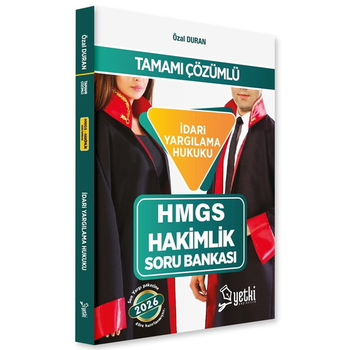 HMGS Hakimlik Soru Bankası İdari Yargılama Hukuku Yetki Yayınları 2026