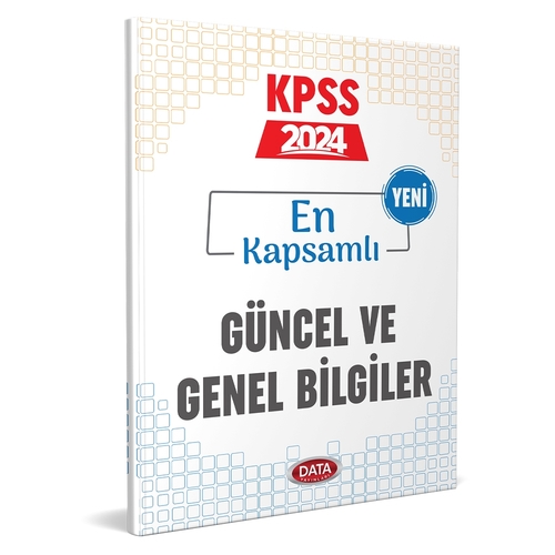KPSS Güncel ve Genel Bilgiler Konu Anlatımlı Data Yayınları 2024