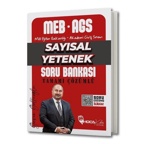 MEB AGS Sayısal Yetenek Soru Bankası Tamamı Çözümlü Hoca Kafası Yayınları 2025