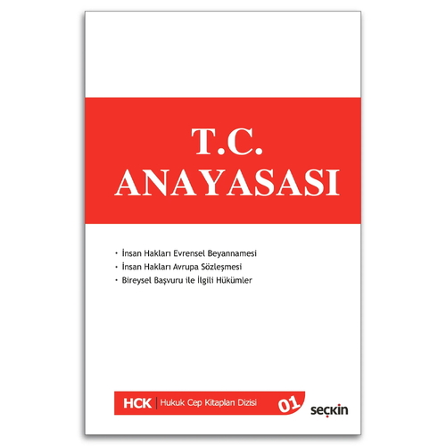 T.C. Anayasası - Seçkin Yayınevi Kanun Metinleri Eylül 2026