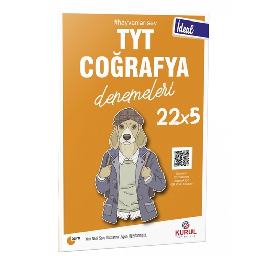 TYT Coğrafya İdeal Denemeleri 22x5 Kurul Yayınları