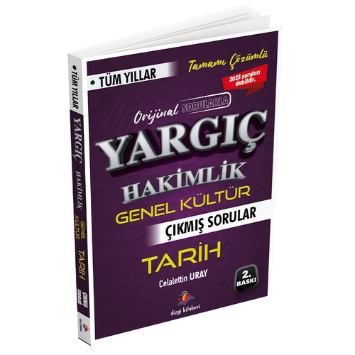 YARGIÇ Adli İdari Hakimlik Tarih Tüm Yıllar Çıkmış Sorular Dizgi Kitap Yayınları 2024