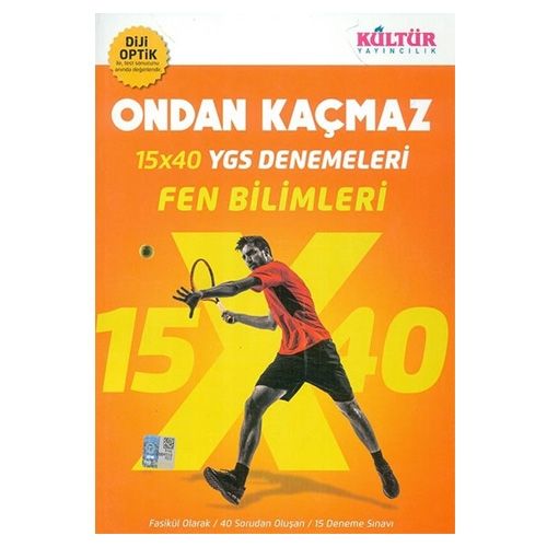 YGS Ondan Kaçmaz 15x40 Fen Bilimleri Denemeleri - Kültür Yayınları
