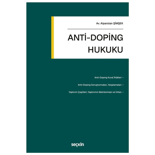 Anti-Doping Hukuku - Alparslan Şimşek