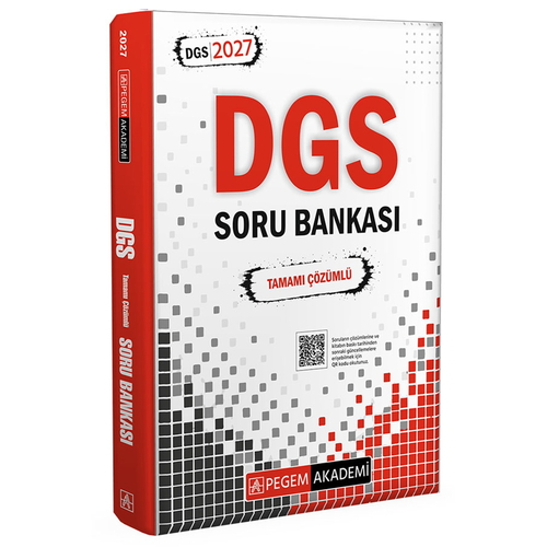 DGS Soru Bankası Tamamı Çözümlü Pegem Akademi 2027