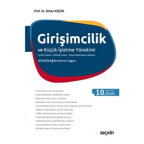 Girişimcilik ve Küçük İşletme Yönetimi - Orhan Küçük