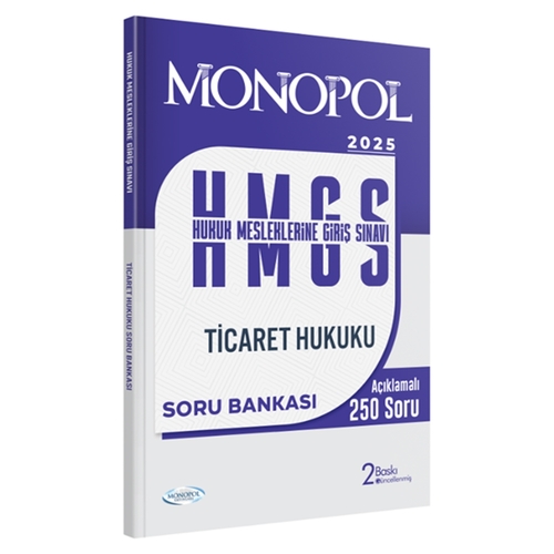 HMGS Ticaret Hukuku Soru Bankası Monopol Yayınları 2025