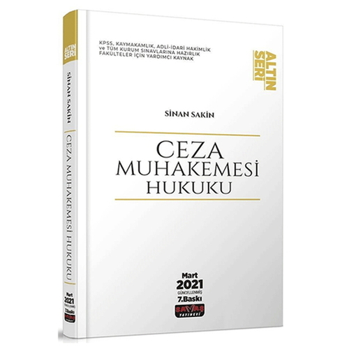 Kelepir Ürün İadesizdir - Ceza Muhakemesi Hukuku Altın Seri - Sinan Sakin
