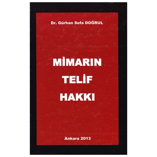 Kelepir Ürün İadesizdir - Mimarın Telif Hakkı - Gürhan Sefa Doğrul