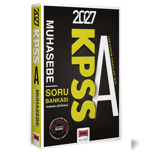 KPSS A Grubu Tüm Kurum Sınavları İçin Muhasebe Tamamı Çözümlü Soru Bankası Yargı Yayınları 2027