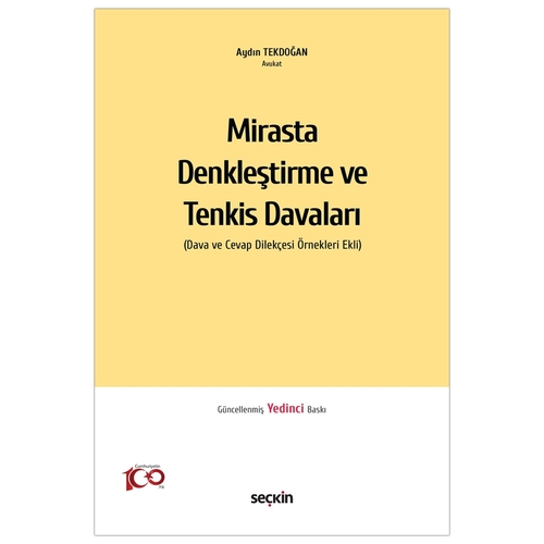 Mirasta Denkleştirme ve Tenkis Davaları - Aydın Tekdoğan