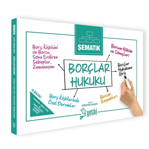 Şematik Borçlar Hukuku Genel Hükümler Yetki Yayınları 2026