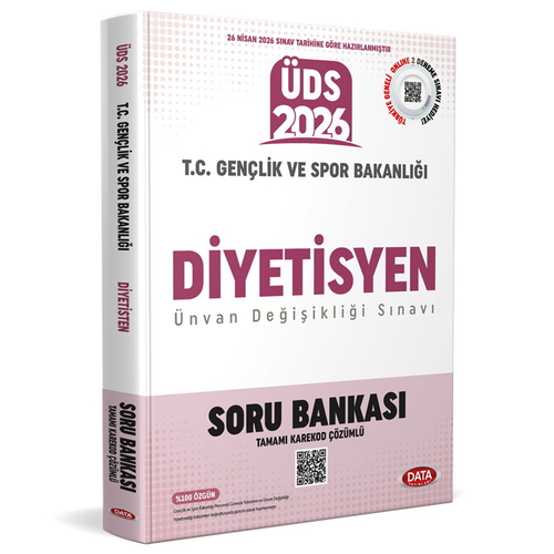 T.C. Gençlik ve Spor Bakanlığı Diyetisyen ÜDS Soru Bankası Data Yayınları 2026