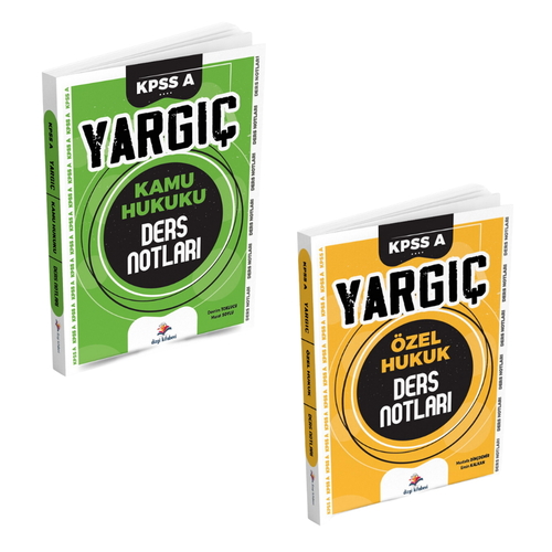 YARGIÇ KPSS A Hukuk Ders Notları Seti Dizgi Kitap Yayınları 2024