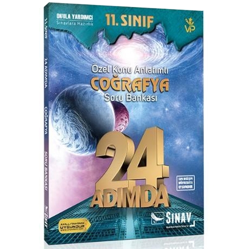 11. Sınıf Coğrafya 24 Adımda Özel Konu Anlatımlı Soru Bankası Sınav Yayınları