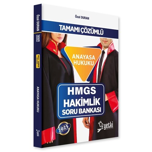 Anayasa Hukuku HMGS Hakimlik Soru Bankası Yetki Yayınları 2025