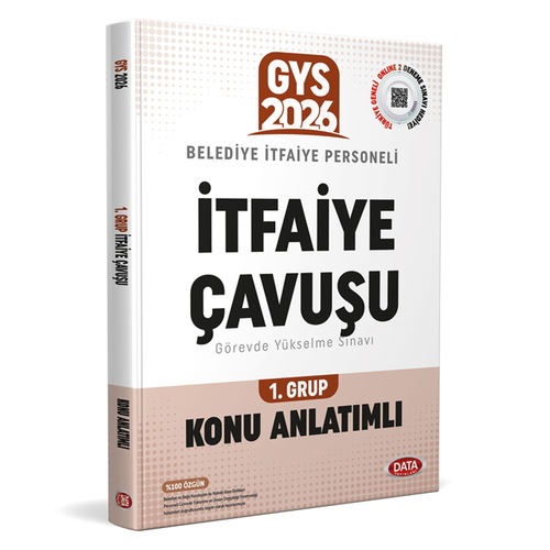 GYS Belediye İtfaiye Personeli İtfaiye Çavuşu 1. Grup Konu Anlatımlı Data Yayınları 2026