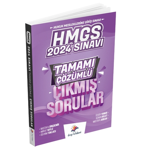 HMGS 2024 Sınavı Tamamı Çözümlü Çıkmış Sorular Dizgi Kitap Yayınları