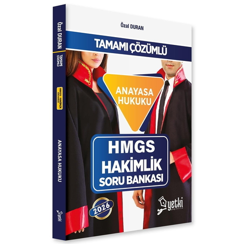 HMGS Hakimlik Soru Bankası Anayasa Hukuku Yetki Yayınları 2026