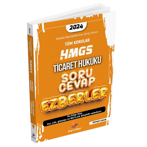 HMGS Ticaret Hukuku Soru Cevap Ezberler Dizgi Kitap Yayınları 2024