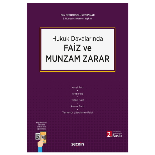 Hukuk Davalarında Faiz ve Munzam Zarar - Filiz Berberoğlu Yenipınar