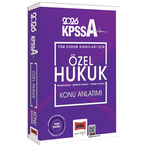 KPSS A Grubu Özel Hukuk Konu Anlatımı Yargı Yayınları 2026