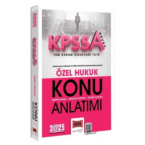 KPSS A Grubu Özel Hukuk Konu Anlatımı Yargı Yayınları 2025