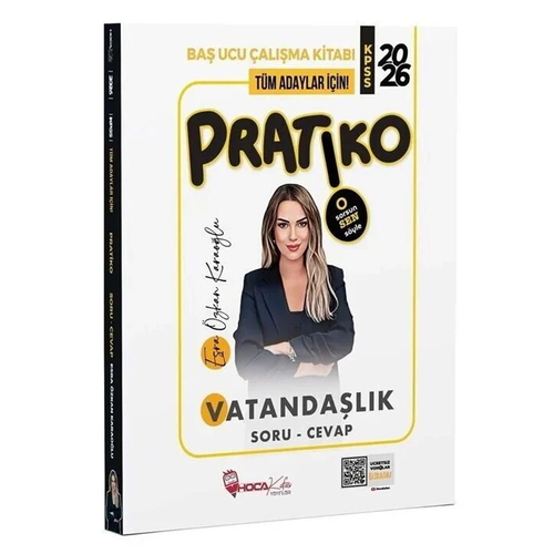 KPSS Vatandaşlık Pratiko Soru Cevap Çalışma Kitabı Hoca Kafası Yayınları 2026