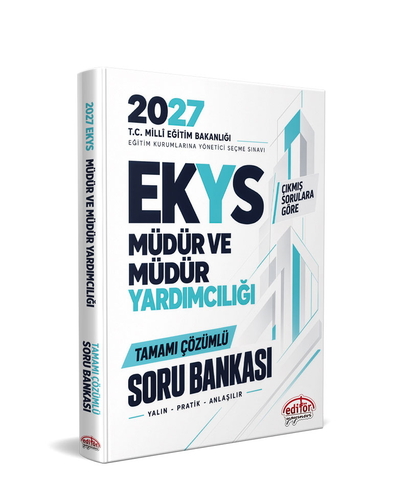 MEB EKYS Müdür ve Müdür Yardımcılığı Tamamı Çözümlü Soru Bankası Data Yayınları 2027
