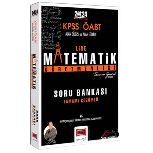 ÖABT Lise Matematik Öğretmenliği Tamamı Çözümlü Soru Bankası Yargı Yayınları 2024