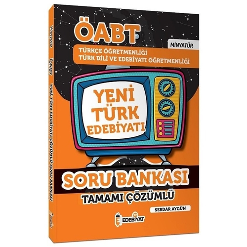 ÖABT Minyatür Yeni Türk Edebiyatı Soru Bankası Çözümlü Edebiyat TV Yayınları 2021