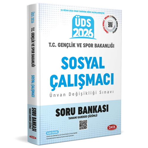 T.C. Gençlik ve Spor Bakanlığı Sosyal Çalışmacı ÜDS Soru Bankası Data Yayınları 2026