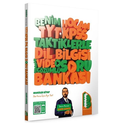 TYT - KPSS Taktiklerle Dil Bilgisi Tamamı Video Çözümlü Soru Bankası Benim Hocam Yayınları 2023