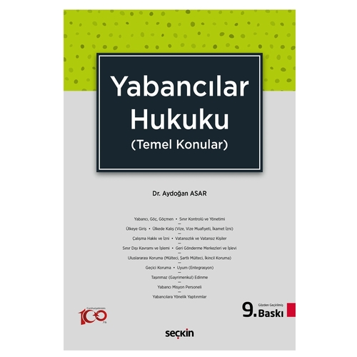 Yabancılar Hukuku - Aydoğan Asar