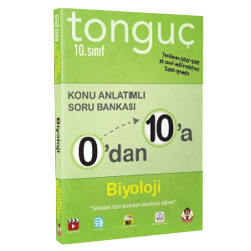 10. Sınıf 0\'dan 10\'a Biyoloji Konu Anlatımlı Soru Bankası Tonguç Akademi Yayınları