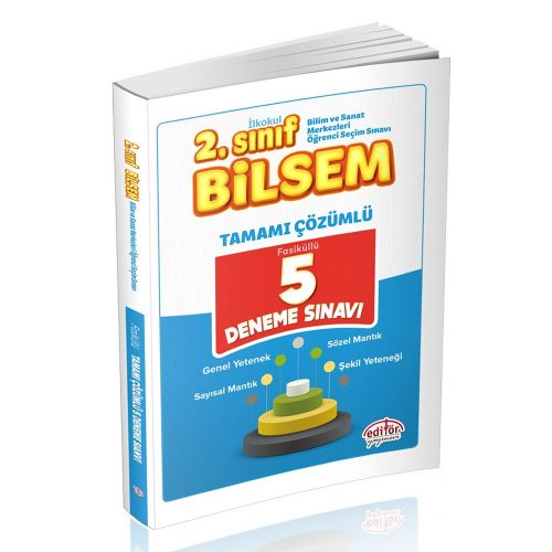 2. Sınıf Bilsem Çözümlü 5 Deneme Sınavı Editör Yayınları