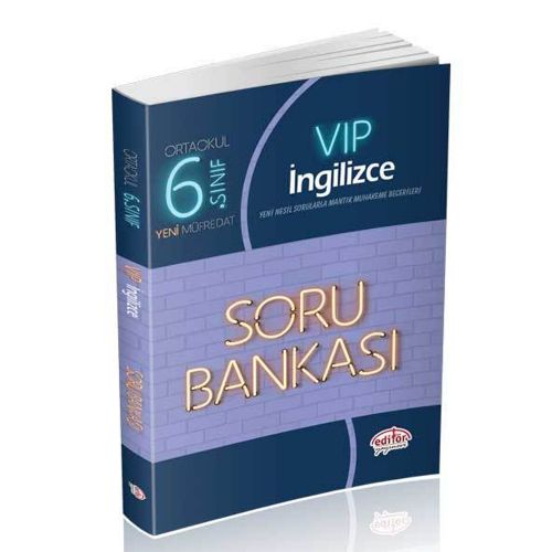 6. Sınıf VIP İngilizce Soru Bankası Editör Yayınları
