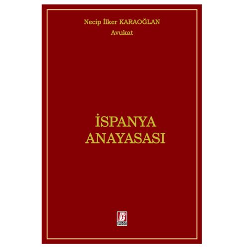 İspanya Anayasası - Necip İlker Karaoğlan