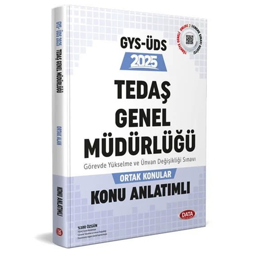 GYS-ÜDS TEDAŞ Genel Müdürlüğü Ortak Konular Konu Anlatımlı Data Yayınları 2025