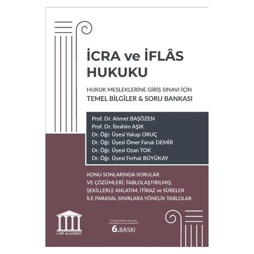 İcra ve İflas Hukuku Temel Bilgiler Soru Bankası - Ahmet Başözen, İbrahim Aşık