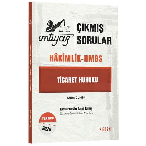 İmtiyaz Hakimlik-HMGS Ticaret Hukuku Çıkmış Sorular İmtiyaz Yayınları 2026