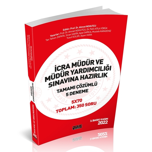 Kelepir Ürün İadesizdir - İcra Müdür ve Müdür Yardımcılığı 5 Deneme Savaş Yayınları 2022