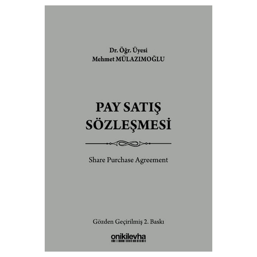 Pay Satış Sözleşmesi - Mehmet Mülazımoğlu