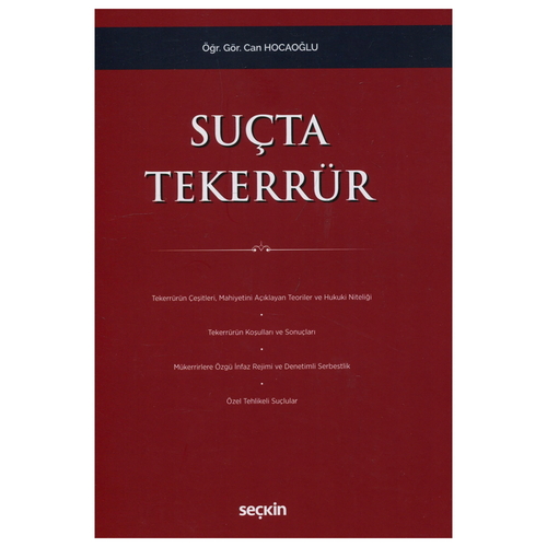 Suçta Tekerrür - Can Hocaoğlu