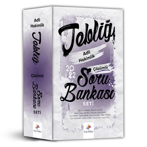 TEBLİĞ Adli Hakimlik Çözümlü Soru Bankası Seti Dizgi Kitap Yayınları 2022