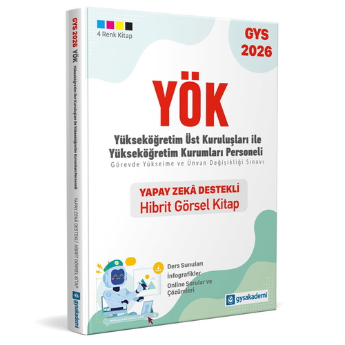 YÖK GYS Yapay Zeka Destekli Hibrit Görsel Kitap gysakademi Yayınları 2026