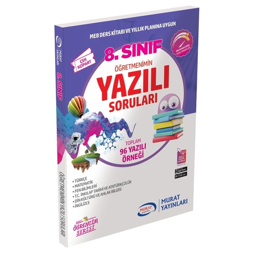 8. Sınıf Öğretmenimin Yazılı Soruları Murat Yayınları