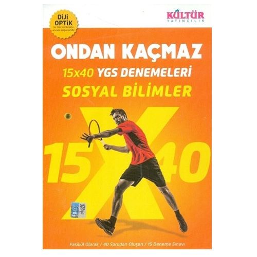 YGS Ondan Kaçmaz 15x40 Sosyal Bilimler Denemeleri - Kültür Yayınları