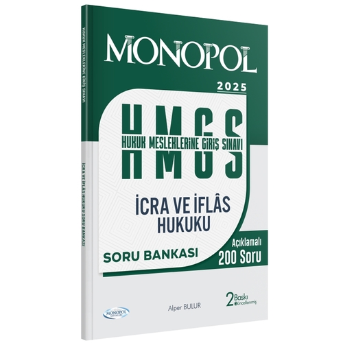 HMGS İcra ve İflas Hukuku Soru Bankası Monopol Yayınları 2025