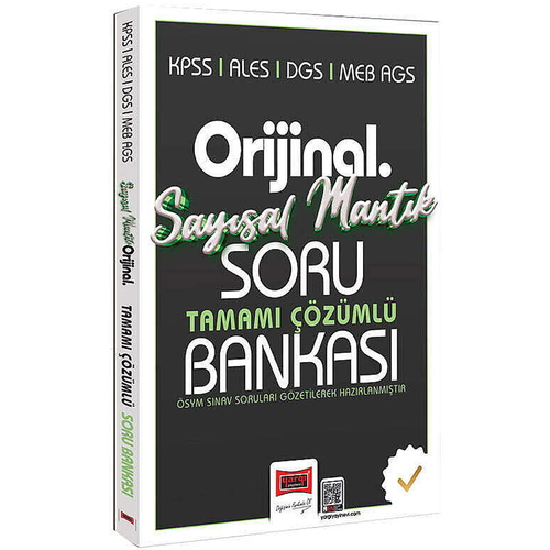 KPSS ALES DGS MEB AGS Orijinal Sayısal Mantık Tamamı Çözümlü Soru Bankası Yargı Yayınları 2027
